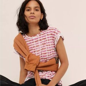 Maeve Shirt Women’s XS Your Vote is Your Voice Maeve by Anthropologie